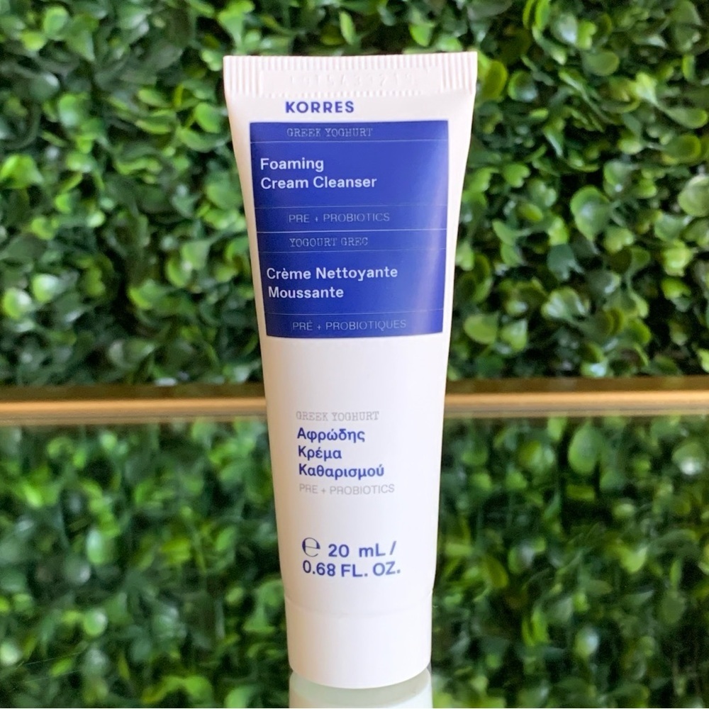 Korres Greek Yoghurt Foaming Cream Cleanser | NEW | Travel Size | Sealed